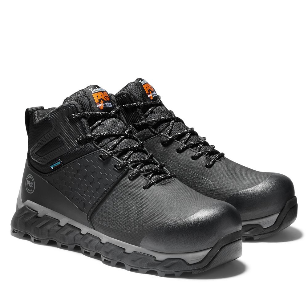 Bocanci De Muncă Timberland Barbati Negrii - Pro® Ridgecomp Toe - Romania - UTKQVR407